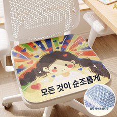 여름용 사무실 의자 쿨방석 통풍 냉감 방석 시원한 컴퓨터용 쿠션, 어글리