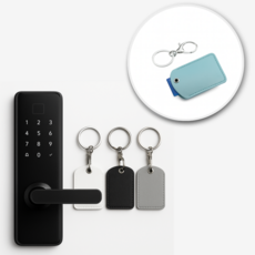 도어락 카드키 케이스 아파트 현관 키홀더 고리형, 본상품