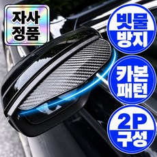 바라츠 사이드미러 방수 빗물 방지 커버 2P, 1세트, 전차종
