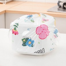 萬能廚房電器防塵罩 適用於電飯煲、空氣炸鍋、榨汁機等 防塵防油防蟲。, 1個, 透明款-大花朵【可重複使用】,【體驗款*單件套】加大加厚