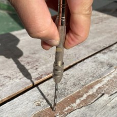 가온로그 미니 수동드릴 핀바이스 드릴날 10종 세트 손드릴