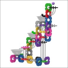 골드버그 마블런 구슬 레일 블록 롤러코스터 트랙 슬라이드 070F36H3 (70pcs)