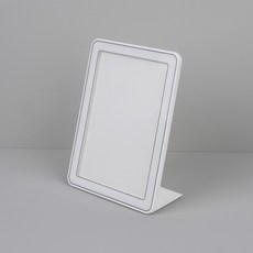 행운몰 스탠드형 안내판 A5 a5용지메뉴판, 가로 흰색