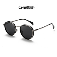 GURFOON 偏光圓框太陽眼鏡