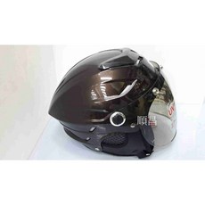 carpower GP5 025 圓弧 護耳式 半罩安全帽 雪帽, 銀藍