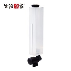 生活采家 壁掛給皂機內管-適用典藏500ml系列 台灣製, 1個, 霧銀