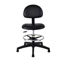 제전 의자 실험실 리프팅 블랙 회전 병원 의사 공장, 18.나일론다리+풋레스트(50-70cm)