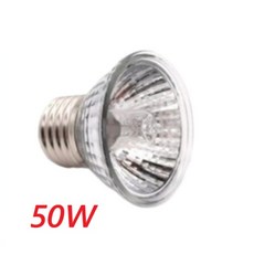 50W爬蟲加熱燈泡，模擬自然陽光，促進新陳代謝，舒適棲息環境, 1個, 加熱杯燈 50W