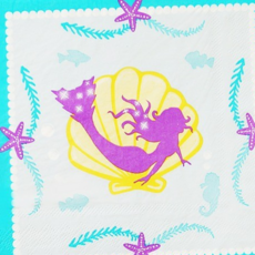 루체트리 CS 008 냅킨 푸른인어 데쿠파주 공예