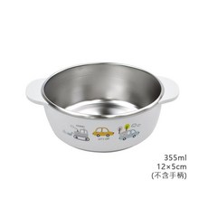 里和 韓國製 304不鏽鋼兒童餐具 車車造型學習餐具組 (學習筷/湯匙/叉子/學習杯/學習碗/餐盤/便當盒), 1個, 不銹鋼大碗, Multi-color, 學習筷/湯匙/叉子/學習杯/學習碗/餐盤/便當盒