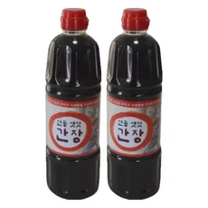 안동옛맛된장 재래식 국간장 2개 900ml, 1개