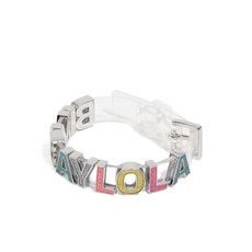 빔바이롤라 글리터 레터링 브레이슬릿