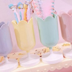 연필꽂이 볼펜 꽂이 예쁜 통 책상 위 정리 펜 홀더, 1개, 상세페이지 참조