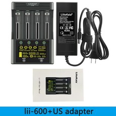 LiitoKala Lii-600 18650 26660 智能液晶顯示多功能電池充電器, 1個