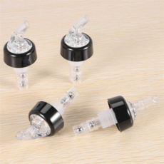 4개 1온스 자동 측정 병 퍼러 - 주류 측정 퍼러 음료 와인 칵테일 디스펜서 홈 바 도구, 하얀색