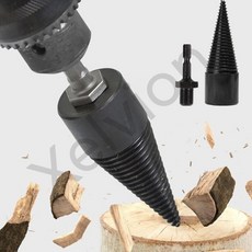 편리한 드릴 장작 비트 다용도 나무 쪼개기, 나무쪼개기32mm, 1개