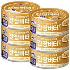 사조 간장버터 참치 / 참치캔 통조림, 100g, 6개