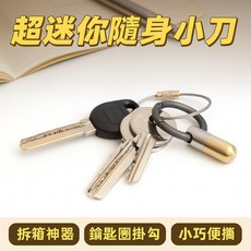 超迷你隨身小刀鑰匙圈切割器, 1個