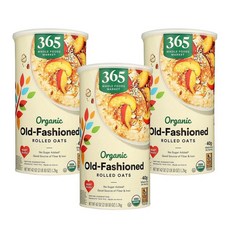 365 Whole Foods Market 365 홀푸드마켓 올드패션드 롤드 오트 귀리 1.2kg, 3개