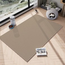 강아지매트거실특대형 반려동물 전용 pvc 방수 방뇨 매트, 다크 브라운, 60*90cm