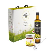 Signé cameline 焙香薺藍籽油與薺藍花蜂蜜禮盒 高發煙點246°C 豐富Omega-3, 1個