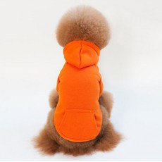 큰개옷 파스텔 후드 애완용 의류 외출복 옷, 블랙