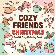 Majosta Cozy Friends Chistmas: Bold and Easy Coloring Book for Adults Teens (Cozy Chistmas) [paper