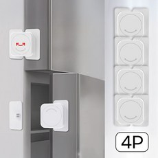 세이프록 고급형 서랍잠금장치 세트, 4개