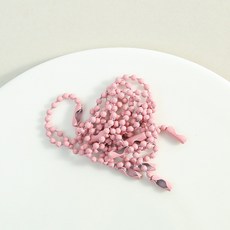 컬러 군번줄 볼체인, 200개, 연분홍