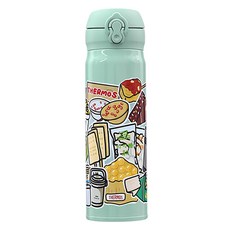 써모스 경량 진공 스테인리스 스틸 보온 텀블러 JNL-502-HMSSK, 1개, 녹색, 500ml