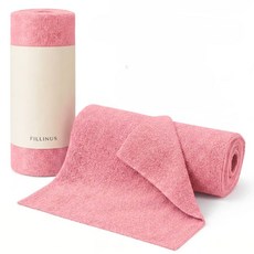 필인어스 극세사 빨아쓰는 롤 행주 30cm 20매, 1개, 핑크
