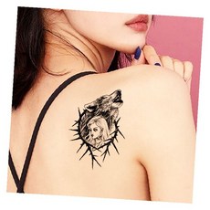 타투 스티커 레터링 쇄골 현아 판박이 마스크용