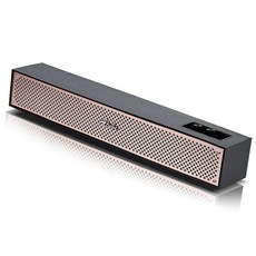 에이튜브 컴퓨터 PC 게이밍 USB 사운드바 스피커, 블랙, A200U