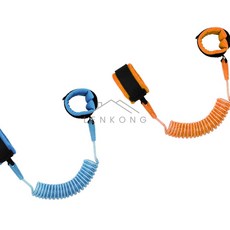 팔렌콩 놀이공원아이손목줄 손목스프링끈 스프링미아방지끈 아이손목밴드, 블루