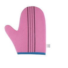 韓國原裝進口 搓澡手套 尺寸12x17cm 韓國製造, 1個, 大拇哥粉