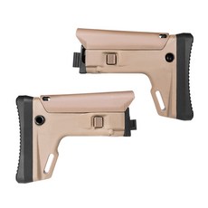 SAMOON沙漠龍 5KU ACR風格可調式折疊槍托 For GHK AK V2系列, 1套, 沙色