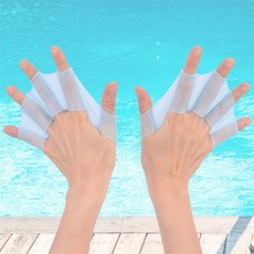 더가 손 물갈퀴 손가락핸드, L