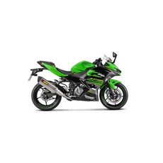 Seer 套餐 Akrapovic 蠍子管 KAWASAKI NINJA 400 忍者 全段 鈦合金 蠍子 排氣管, 1個, 白鐵前段＋鈦合金尾段
