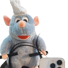 料理鼠王髮箍 卡皮巴拉髮箍 小紅書同款 搞怪創意造型髮箍髮夾 可愛髮夾