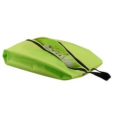 熱銷爆款鞋包鞋袋，TPU複合材料防塵防水運動鞋收納袋，宿舍旅行必備, 1個, 防水牛津布熒光綠色1個裝