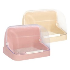식기건조 화장품 빵보관 간식 젖병 커버 멀티보관함 식기건조대 간식보관함 화장품정리함 TLi06733, 핑크, 1개