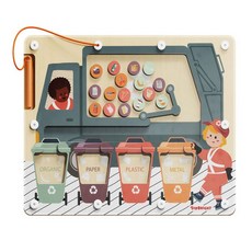 하라 자석 재활용 분류놀이 소근육장난감 유아자석퍼즐 블럭장난감