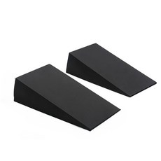 다리 경사 홈트레이닝 발 블랙 웨지 1쌍 스몰 스쿼트 블랙 스탠다드 32.5x15x9cm 1쌍, 퍼플 확대형 32.5x30x9cm 1쌍