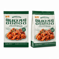 BBQ 야자당 닭강정 1.2KG x 2개