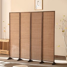대나무 파티션 공간분리 칸막이 병풍 가벽, 2.0mx40cm 5단