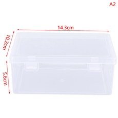 PP 보관함 투명 데스크탑 정리함 대용량 스티커 연필 상자 서브패키지 거치대 문구, A2, A2