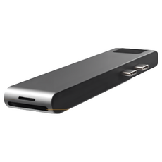 Innowatt USB Type-C 七合一集線器，Macbook Pro/Air 適用，多功能充電傳輸，含網路連接埠, 金色, 1個