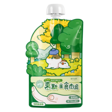 貓有話說 山海守護系列 森林守護系列 綿密慕斯主食泥 全齡貓適用, 120g, 1個, 林下放山雞+臺灣藍莓