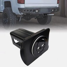 금속 트레일러 히치 커버 밀리터리 스컬 5.1cm(2인치) 견인 후면 리시버 플러그 SUV 픽업 트럭 158633, 금속 트레일러 히치 커버 밀리터리 스컬 5.1cm(2인