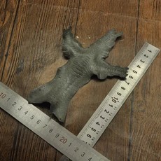 DIY 가죽 공예용 천연 다채로운 터키 클로 스킨 조각 시계 벨트 걸이식 공예 액세서리 0.5mm 두께 1, Grey